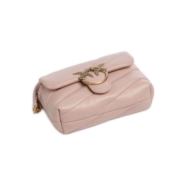 PINKO LOVE PUFF 飞鸟标志女士羊皮单肩斜挎包