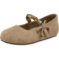 BASTO/百思图 复古 女士单鞋 杏色 39