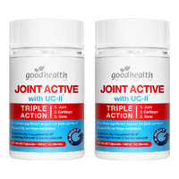 PLUS会员：好健康 骨胶原蛋白肽非变性二型软骨素90粒*2瓶