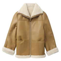 b+ab Faux leather jacket S码