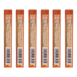 百乐 不易断 自动铅芯 0.5mm-2B（6盒72根）