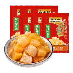 乌江 脆口榨菜芯88g*6 涪陵 下饭菜爽脆清口菜  佐餐轻盐下饭咸菜