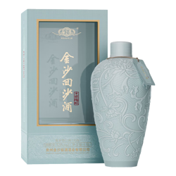 金沙 回沙酒 宋瓷梅瓶1.5L 53度酱香型白酒 博物馆联名 53%vol 1500mL 1瓶