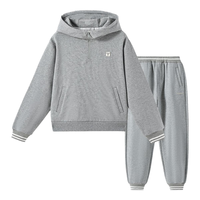  YeeHoO/英氏 青春活力 儿童运动套装 青春活力套装-花灰 140