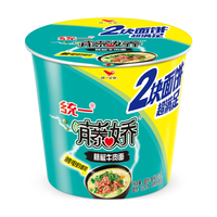 Uni-President/统一 大桶加量大面饼 方便面 老坛酸菜牛肉6桶