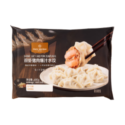 1号会员店 鲜虾仁 速冻水饺 双虾猪肉水饺 480g（24只）