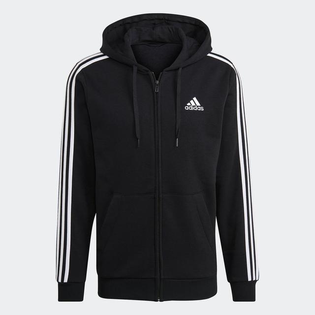 值选：adidas Essentials 系列男士抓绒连帽开衫
