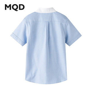  MQD/马骑顿 女士短袖衬衫 浅蓝1 165