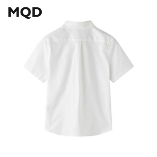  MQD/马骑顿 短袖衬衫 本白1 120