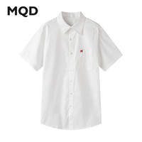 MQD/马骑顿 男士短袖衬衫 本白2 175