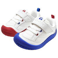  Ginoble/基诺浦 儿童学步鞋 白色_红色（右）白色_航海蓝（左） 19.5 120mm 适合脚长116-124mm