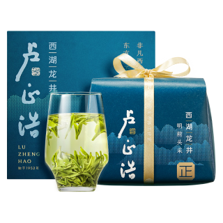 卢正浩 绿茶满觉陇西湖龙井精品200g 2026新茶明前茶叶礼盒