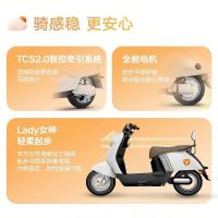 雅迪 M10-M电动轻便电瓶摩托踏板车60v长续航
