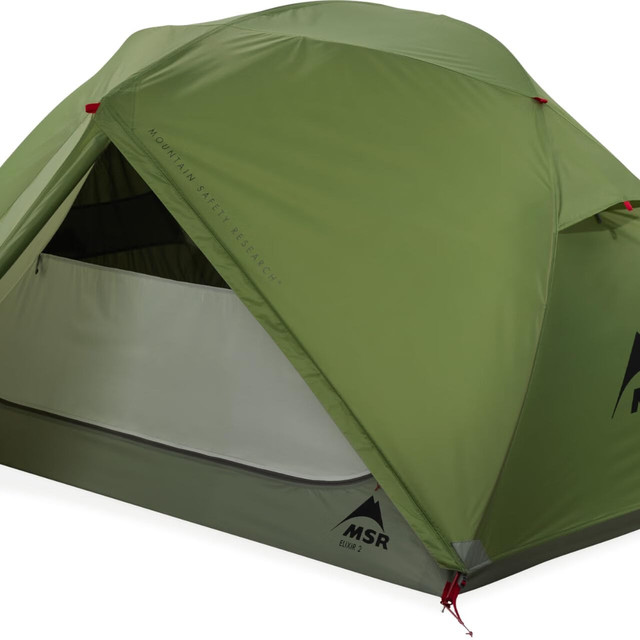 MSR Elixir户外轻量露营野营帐篷   绿色 2人