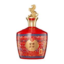 泸州老窖 老泸州52度浓香型白酒999ml 礼盒装