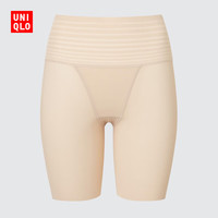  UNIQLO/优衣库 塑身 女士打底短裤 32 深米色