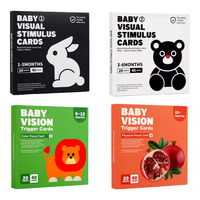  咿呀萌 婴儿视觉激发卡片