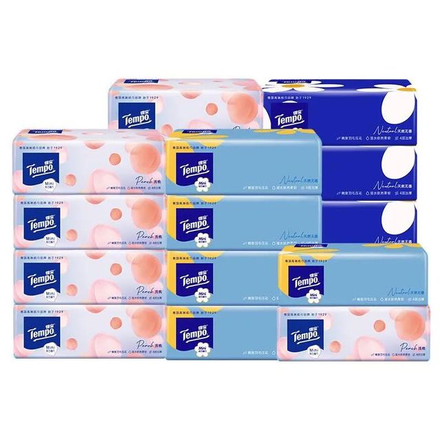 得宝 抽纸4层码80抽*16包