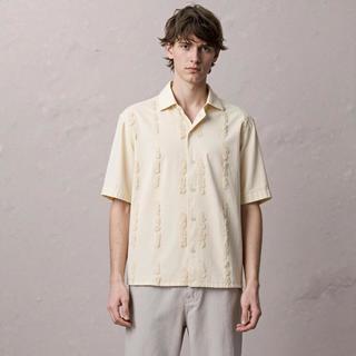  ZARA 流苏毛边设计 男士衬衫