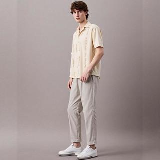  ZARA 流苏毛边设计 男士衬衫