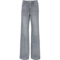  VERO MODA 水洗直筒 女士牛仔裤 腰带