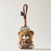  Mercedes-Benz/奔驰 可爱蝴蝶结 泰迪熊毛绒公仔 包包挂件 包挂饰