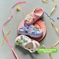 crocs 贝雅小童洞洞鞋男女童户外包头沙滩鞋拖鞋