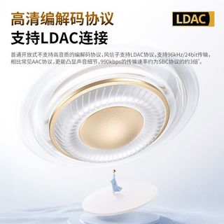 弱水时砂 风信子 耳夹式开放式 蓝牙耳机