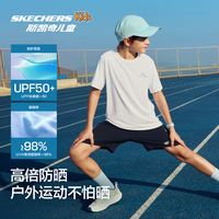 SKECHERS/斯凯奇 速干防晒 儿童短袖T恤衫