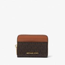 MICHAEL KORS Jet Set Travel 中号 Logo 拉链卡包
