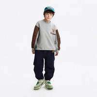 马骑顿 撞色设计 儿童卫衣