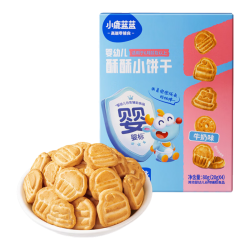 小鹿蓝蓝 HMO 婴幼儿饼干 牛奶味酥酥小饼干/80g