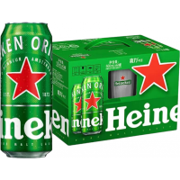 移动端、京东百亿补贴：喜力 经典 500ml*6礼盒+1杯子