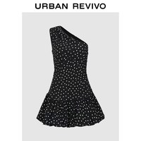  URBAN REVIVO 复古波点 女士连衣裙