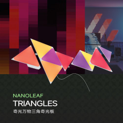 Nanoleaf 奇光万物智能三角奇光板rgb电竞氛围灯新年量子客厅壁灯
