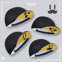 Ridphants 搞笑表情大头自行车骑行小帽头盔内衬帽运动吸湿速干透气骑行装备