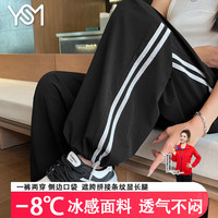 翊尚美 速干工装裤女冰丝夏季新款 黑色