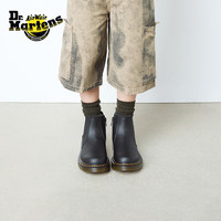 Dr.Martens 马丁2976  英伦风时尚短靴软皮黑色切尔西靴