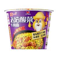 统一 方便面 老坛酸菜牛肉面 120g*12桶