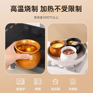  deming/德明 食品级 炖盅 盖 【大肚加厚陶瓷炖盅】青色 500ml