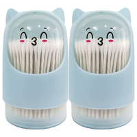  sister care 螺旋细头 婴儿棉签 2盒棉签蓝色