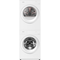 以旧换新：东芝 玉兔3.0Pro系列 DG-12T186BW+DH-12T186BW 热泵洗烘套装
