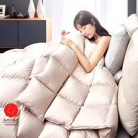 8H Y1C 羽绒被子95白鹅绒被750g 150*200cm