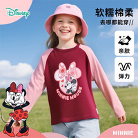 移动端、京东百亿补贴：迪士尼 新款童装 ZD3ES002桃粉 110