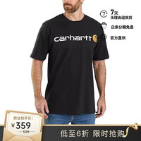 carhartt 男士工装圆领口袋纯棉短袖T恤 K195-BLK