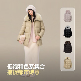  BOSIDENG/波司登 保暖 女士羽绒服 大毛领