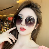 OGK 太阳眼镜女2026新款网红高档墨镜女士防紫外线开车专用大圆脸显小