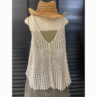  无品牌 镂空针织 女士吊带背心