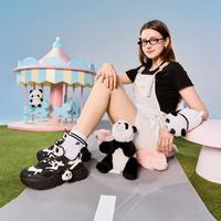 FILA 女鞋FUSION系列女休闲鞋女士低帮厚底增高潮鞋