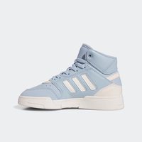 adidas 男女黑色高帮复古篮球风运动板鞋小童儿童IG1479